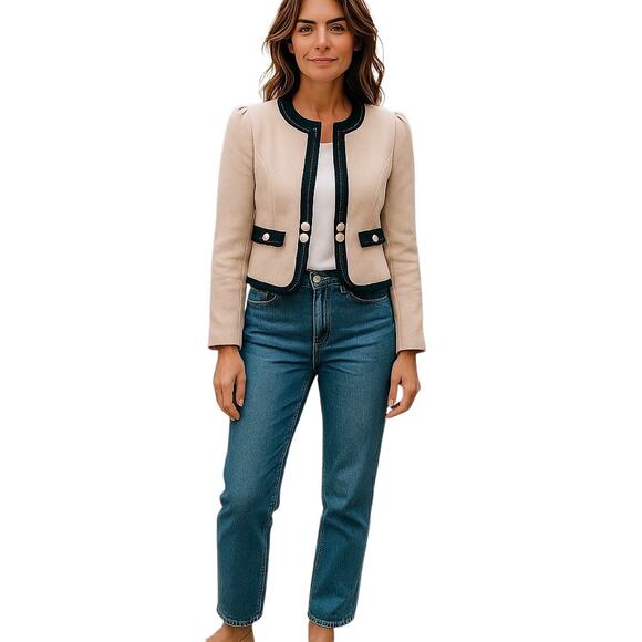 Vintage Dresses & Skirts - Vintage M I ssion Pastel Pink Wool Blazer Small